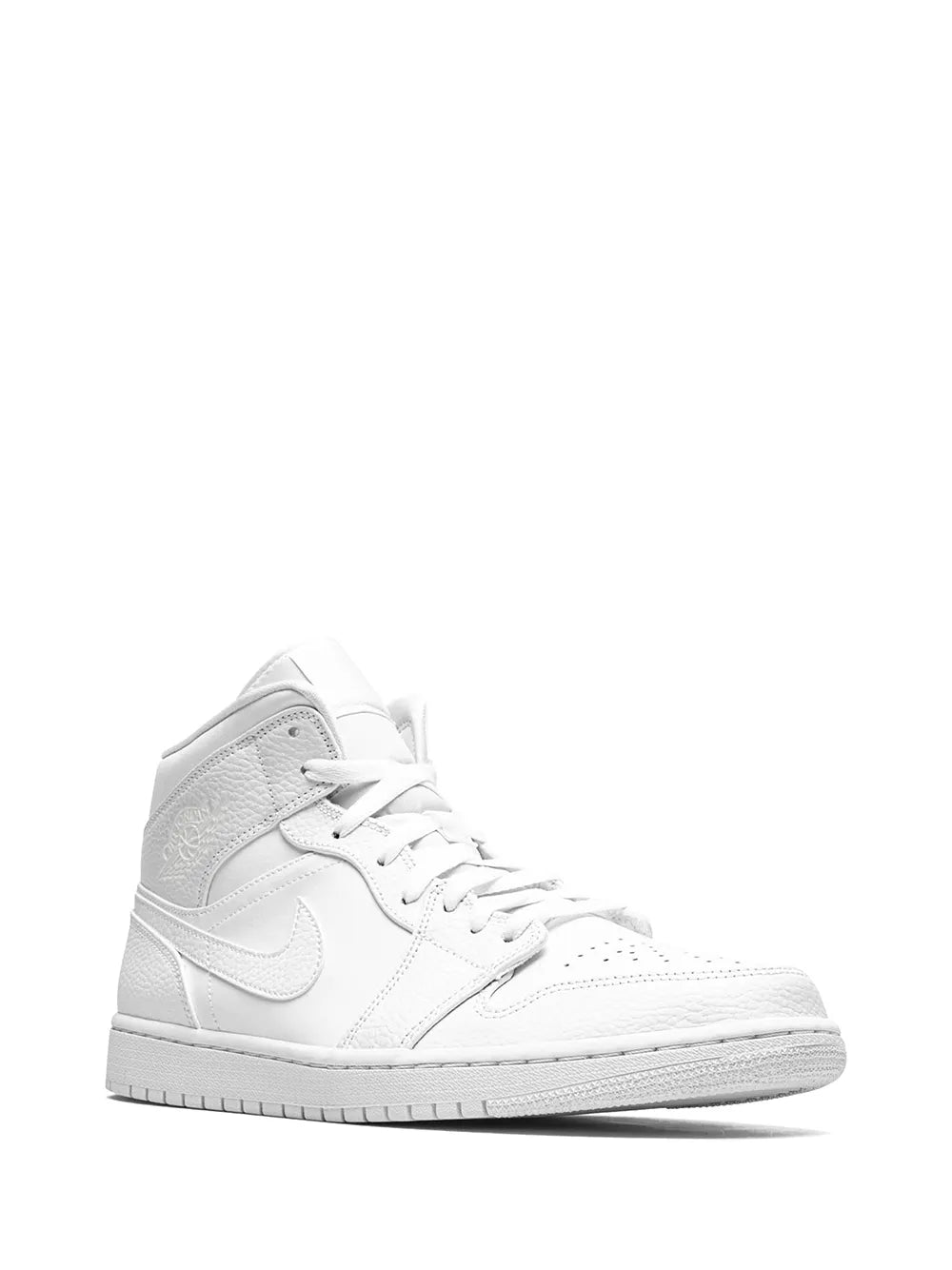Air Jordan 1 Mid Triple White Sneakers