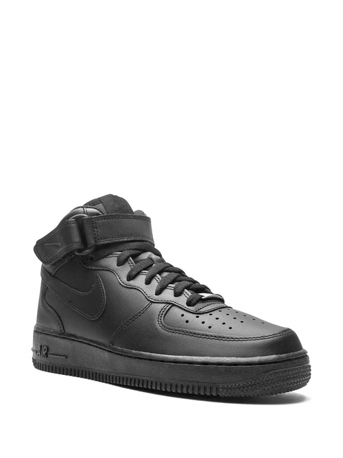 Air Force 1 Mid 07 2021 Release Triple Black Sneakers