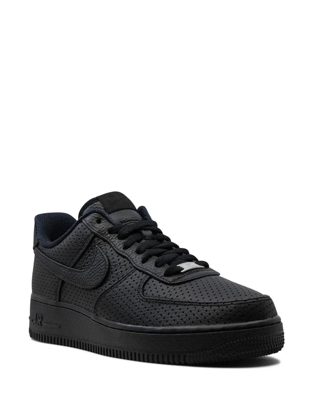 Air Force 1 Low Sp Triple Black Perforated Sneakers