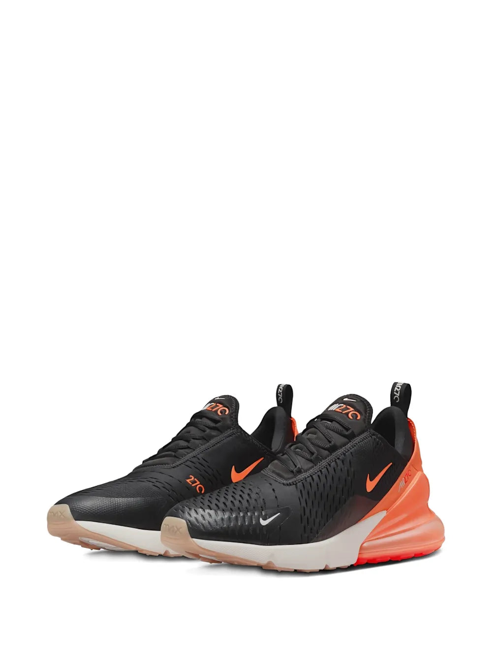 Air Max 270 Black/Total Orange-Bright Crimson Sneakers